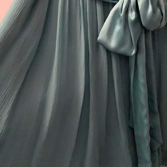 BCBGMAXAZRIA woven dress chiffon NWT size 6 color canton - Picture 5 of 12